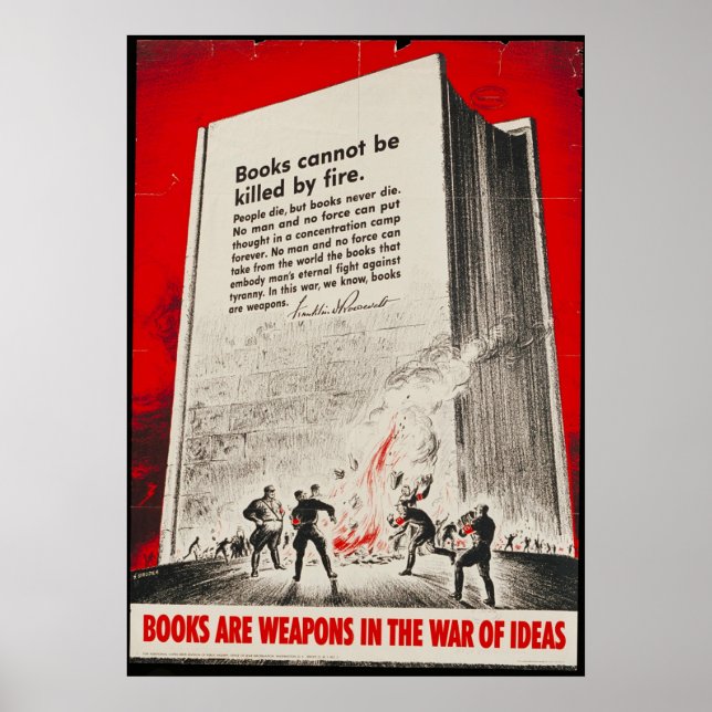Books Are Weapons Poster (Front)