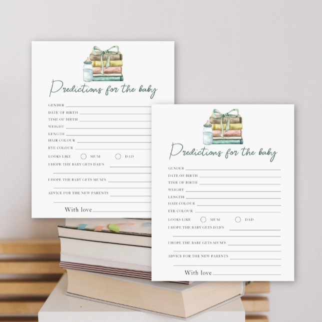 Books baby shower - predictions and advice baby (Creator Uploaded)