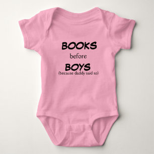 Books before Boys - Baby Bodysuit
