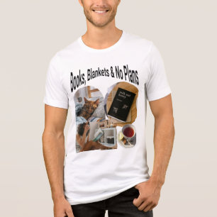 Books, Blankets, & No Plans Cozy T-Shirt   Introve Tri-Blend Shirt