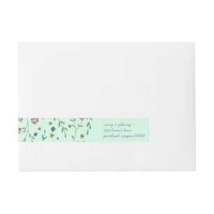 Books & Blossoms Address Labels