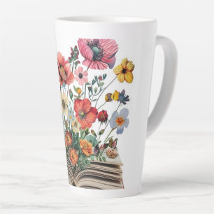 Books Book Lovers Writers Readers Bibliophiles Latte Mug