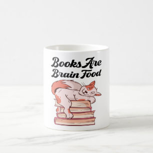 Books - Books Are Brain Food Coffee Mug