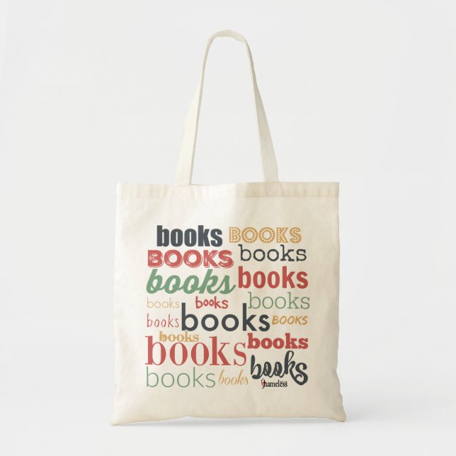 Books Books Books! Tote Bag (Front)