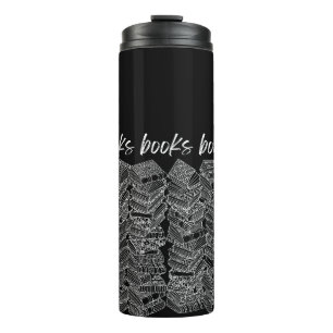 books books books travel mug
