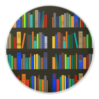 Books Bookshelves Design Ceramic Knob