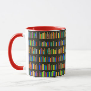 Books Bookshelves Design Coffee Mug
