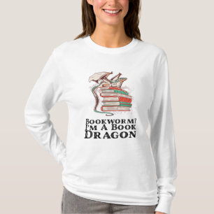 Books - Bookworm? I'm A Book Dragon T-Shirt