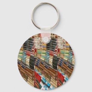 BOOKS Bookworm Library Read Learn Bookshelf GIFTS Keychain