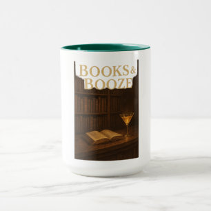 Books & Booze For bar lover Mug