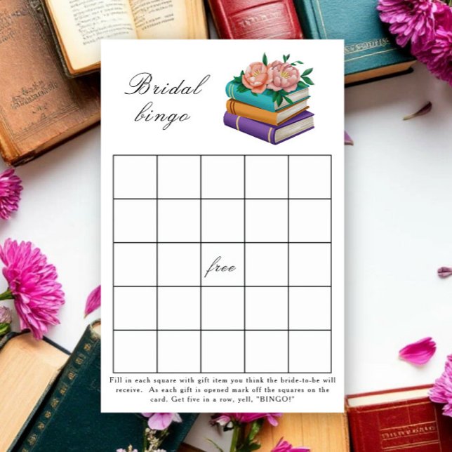Books Bridal shower Bingo game (Creator Uploaded)