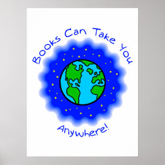 Books Can Take You Posters -4 tailles, 5 types de