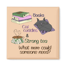Books, Cat cuddles and Tea