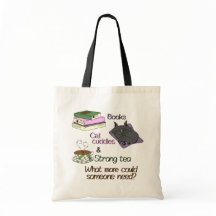 Books, Cat cuddles and Tea