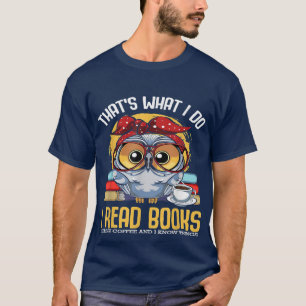 Books Coffee Night Owl T-Shirt
