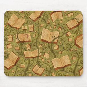 Books (Colour 3) Mouse Pad