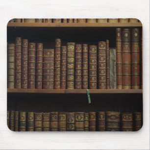 books covers bookcase old library mouse pad