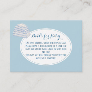 Books for Baby Baby Shower enclosure Card