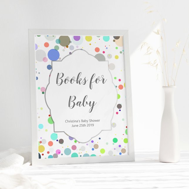 Books for baby Baby Shower Poster (Creator Uploaded)