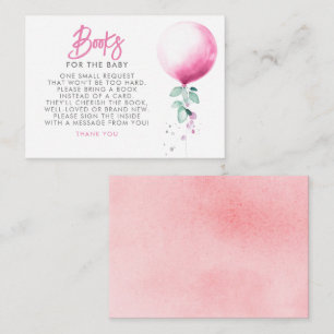 Books For Baby Baby Shower Request Card