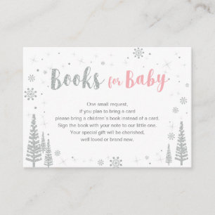 Books for Baby, Book Request, Baby Shower Activity Enclosure Card