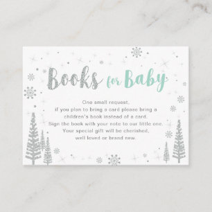 Books for Baby, Book Request, Baby Shower Activity Enclosure Card