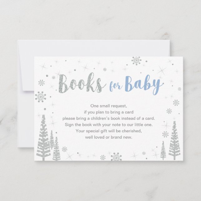Books for Baby, Book Request, Baby Shower Activity Invitation (Front)