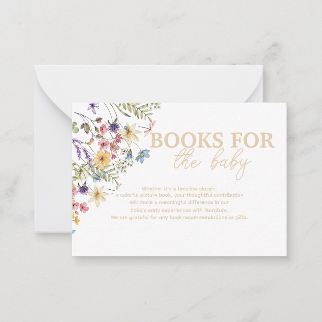 Books for Baby  Card (Front)
