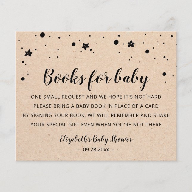 Books for baby Card Modèle Baby shower (Devant)