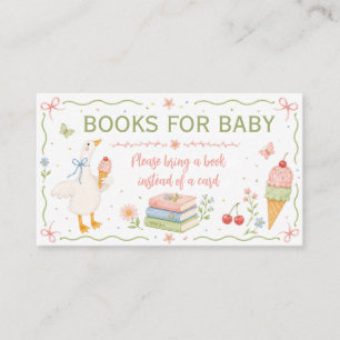 Books For Baby Card Silly Goose Ice Cream