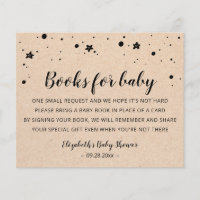 Books for baby Card Template Baby Shower party
