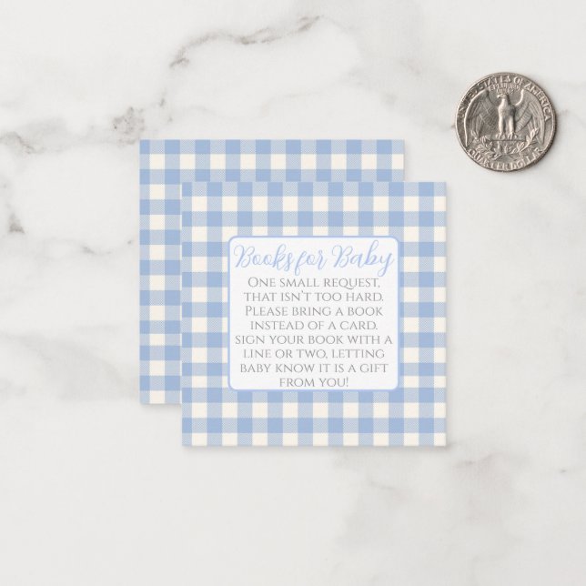 Books for Baby Enclosure Card (Front/Back In Situ)