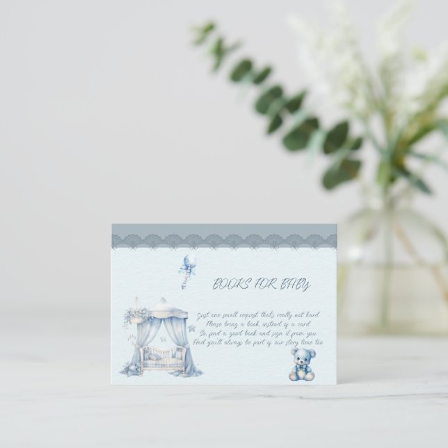 BOOKS FOR BABY Enclosure Card (Standing Front)