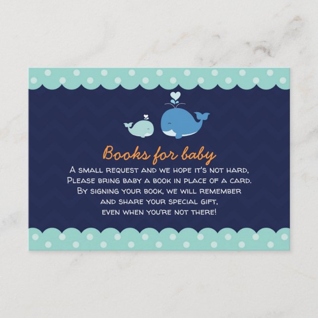 Books for baby enclosure card (Front)