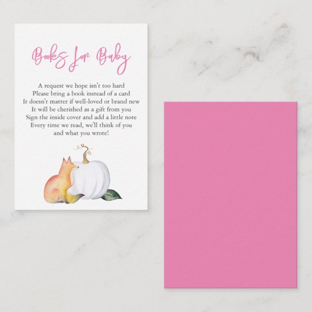 Books For Baby Enclosure Cards (Front/Back)