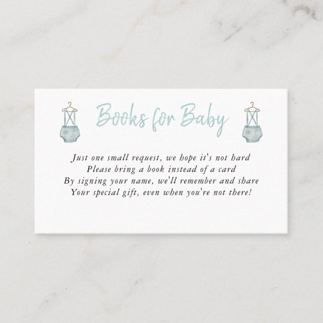 Books for Baby Enclosure Cards (Front)