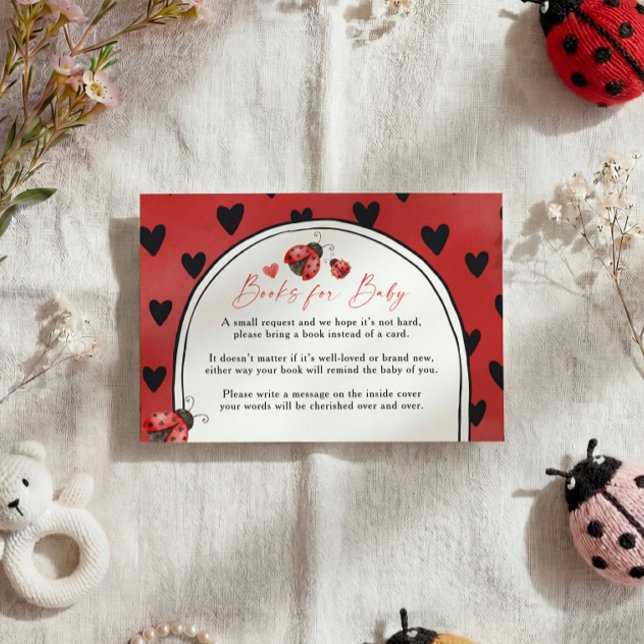 Books for Baby Ladybug Request Card (Creator Uploaded)