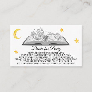 *~* Books for Baby Pop Up Book Stars Moon Enclosure Card