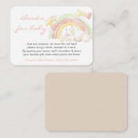 Books for Baby Rainbow and Stars Baby Shower