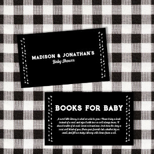 Books For Baby Rock And Roll Baby Shower Enclosure Card