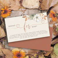 Books for Baby Rustic Pumpkin Shower