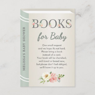 Books for Baby Sage Library Storybook Neutral Enclosure Card