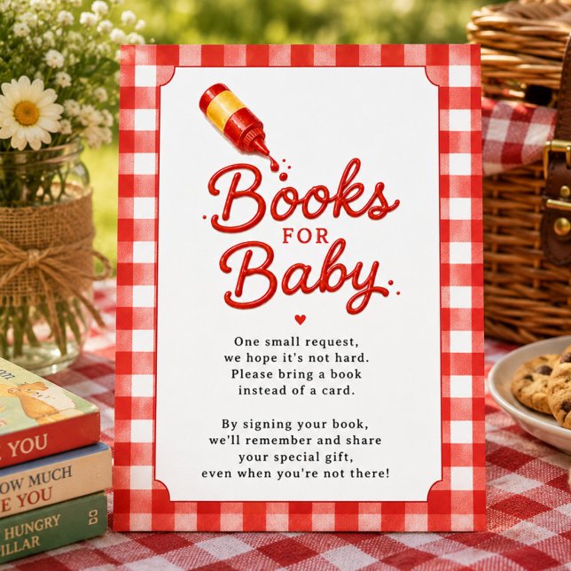 Books for Baby Shower Insert Card (Creator Uploaded)
