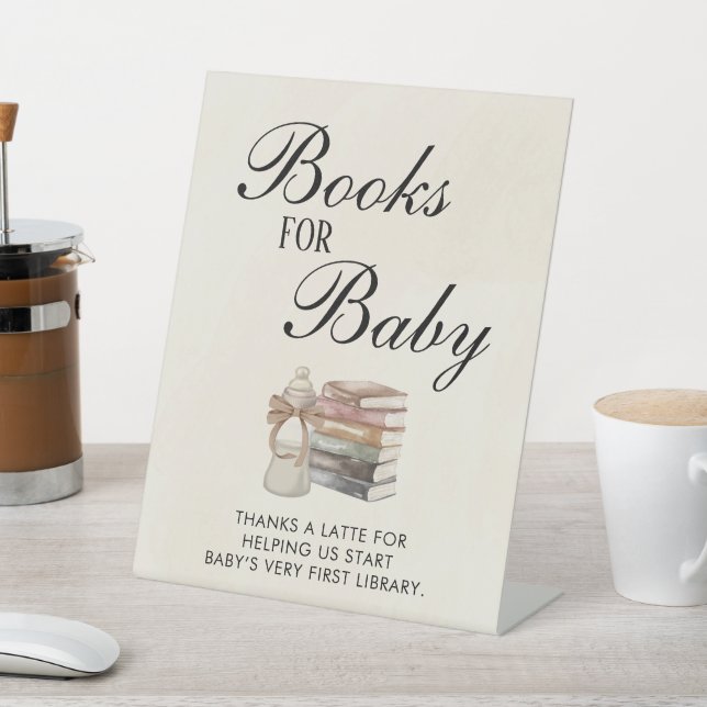 Books for Baby Sign Baby Is Brewing Baby Shower (In SItu)