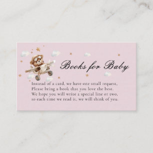 Books for Baby! Teddy Bear & Airplane Enclosure Card