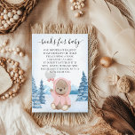 Books for Baby Teddy Bear Christmas Winter  Enclosure Card<br><div class="desc">This design may be personalized in the area provided by changing the photo and/or text. Or it can be customized by clicking Personalize this Template and then choosing the click to customize further option and delete or change the colour of the background, add text, change the text colour or style,...</div>