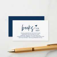 Books for the baby, Modern Minimalism Navy Blue