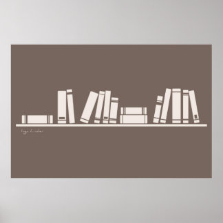books for wise guy or reading lover poster