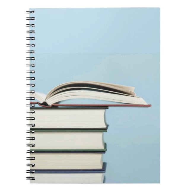 Books in a Pile Notebook (Front)