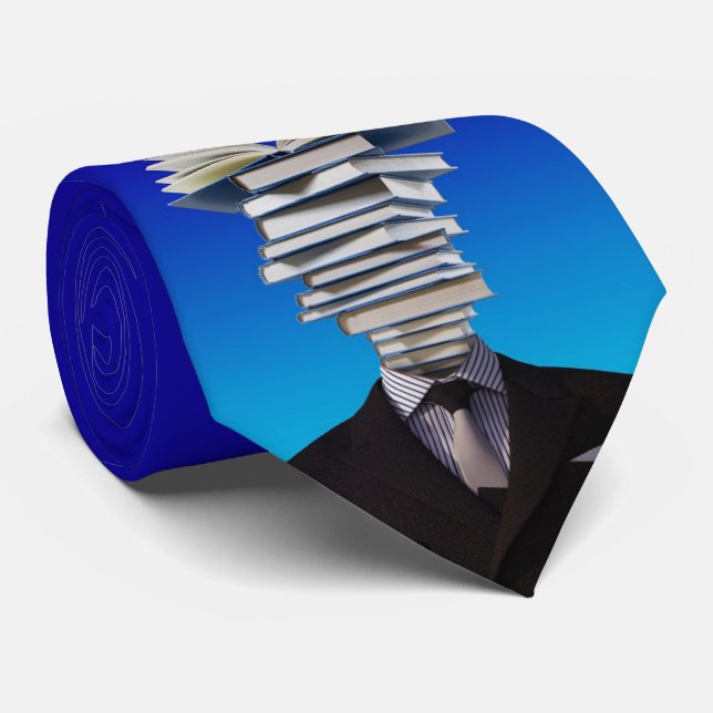 Books Library School Teacher  Necktie (Rolled)